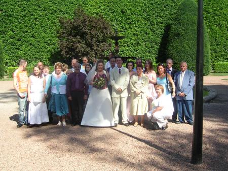 photo de famille au jardin public de saint omer